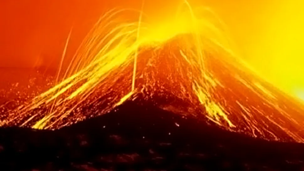 1 aprilie a adus o nouă erupție a vulcanului Etna (Video)