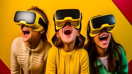 Ochelari VR distracție sau riscuri pentru copii (P)