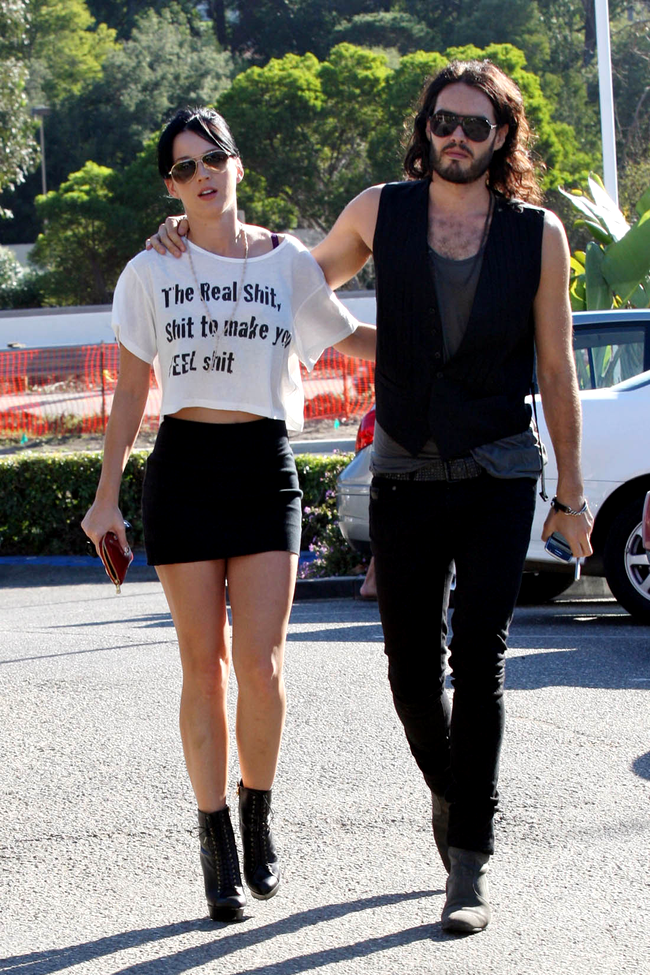 Katy Perry si Russell Brand