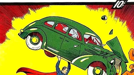 Un exemplar rar al publicației în care a apărut prima dată Superman, vândut pentru o sumă record