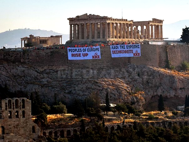 Grecia a fost intr-o permanenta greva generala, spre disperarea turistilor