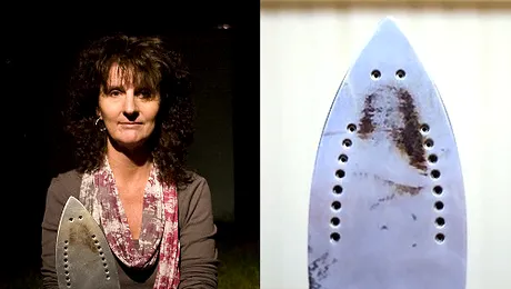 Imaginea lui Iisus, aparitie miraculoasa… pe talpa unui fier de calcat