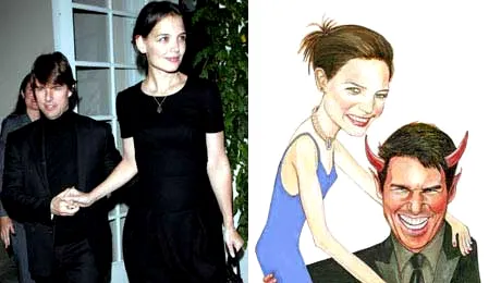 Tom Cruise, piticul cu lipici la femei (poze)