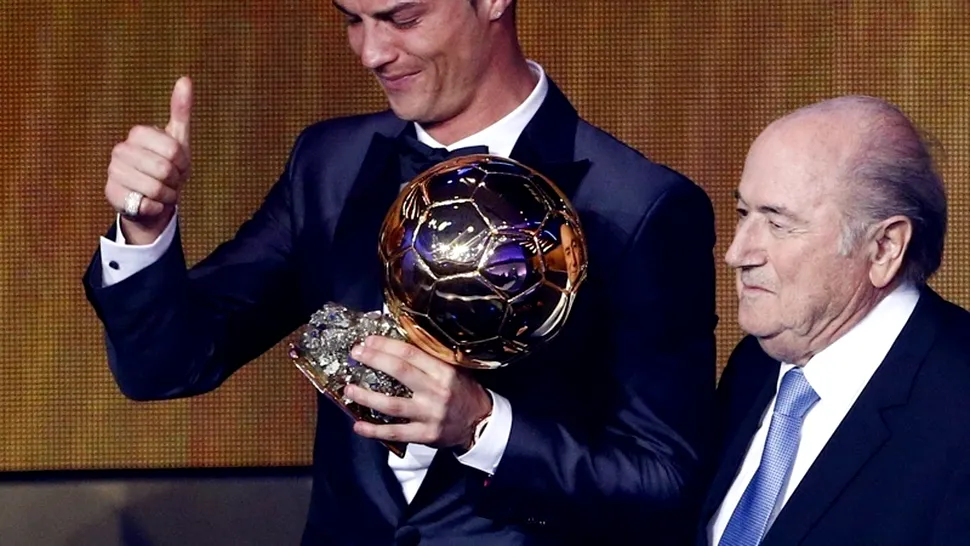 Cristiano Ronaldo a câștigat Balonul de Aur