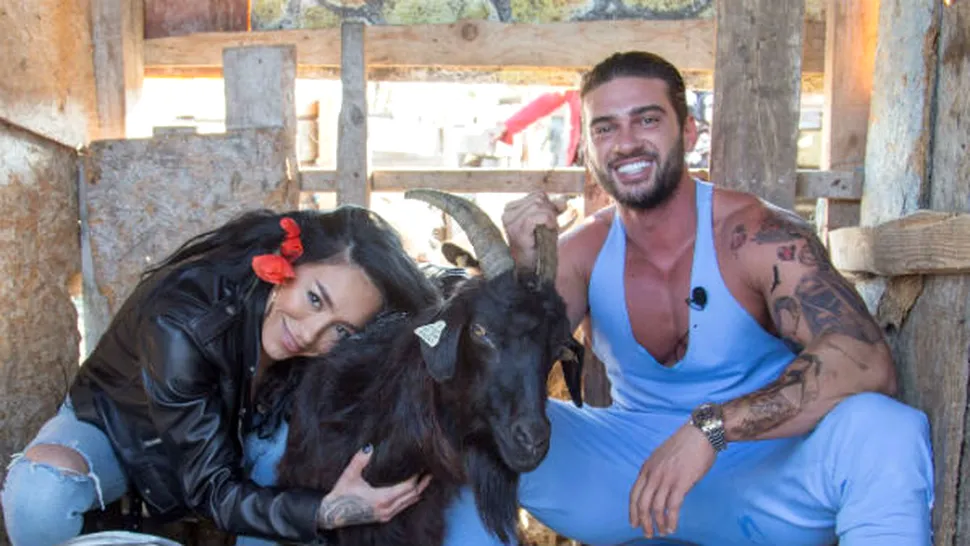 Ruby şi Dorian Popa, în competiţie la un concurs de muls capre: ”Mie îmi era prea milă”