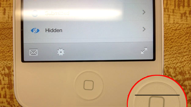 Poziționarea corectă a butonului Home de la iPhone