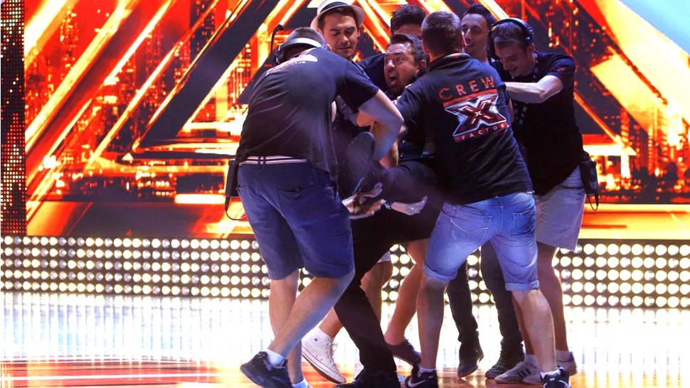 Horia Brenciu, scos pe braţe de la „X Factor”