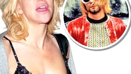 Courtney Love a tras cenusa lui Kurt Cobain pe nas!