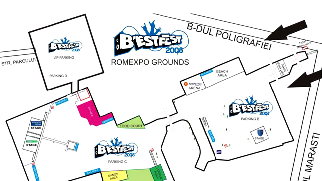 Schema locatiei de la B'estfest 2008