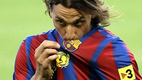 Ibrahimovic a debutat cu gol la Barcelona