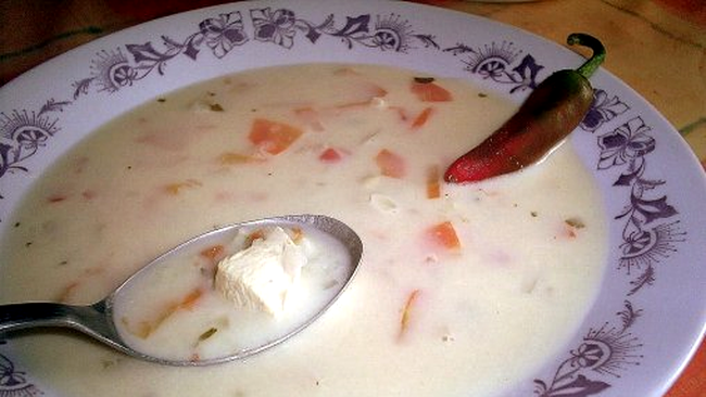 ciorba de pui a la grec