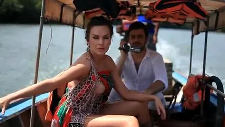 Află ce a făcut Anna Lesko în vacanţa ei exotică (video)