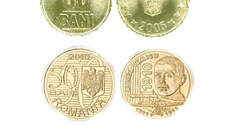 Noua moneda de 50 de bani a intrat in circulatie! Vezi cum arata