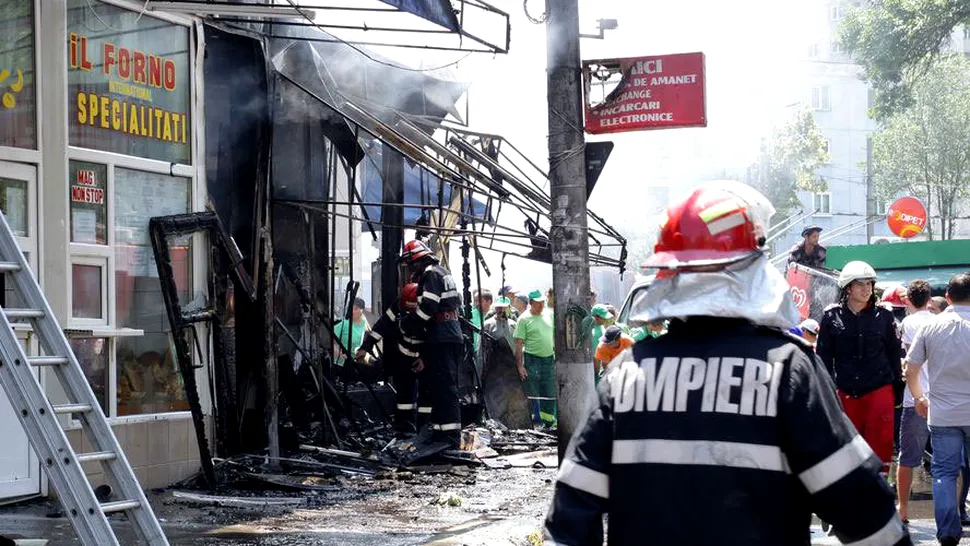 POZA ZILEI: Incendiu puternic in Piata Resita din Bucuresti!