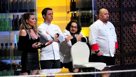 Florin Dumitrescu a rămas cu trei oameni în echipă la „Chefi la cuţite”