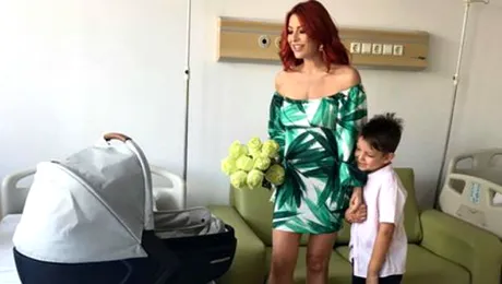 Primele imagini cu fetiţa Elenei Gheorghe! Ce nume va purta micuţa