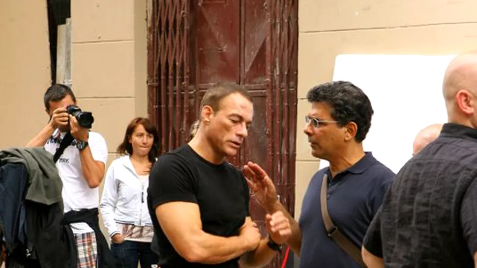 Jean Claude Van Damme filmeaza la Bucuresti pentru pelicula 
