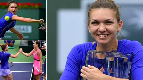 Simona Halep a câştigat turneul de la Indian Wells!