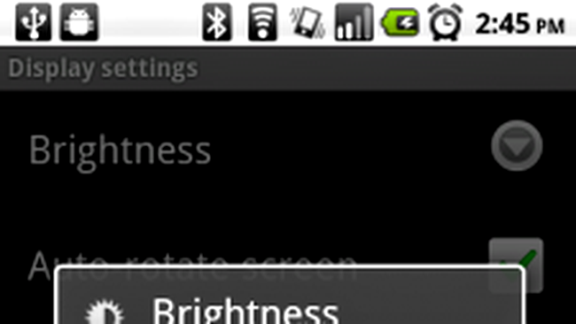 Ajustarea luminozitatii ecranului