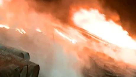 Aseara a avut loc un incendiu in Capitala
