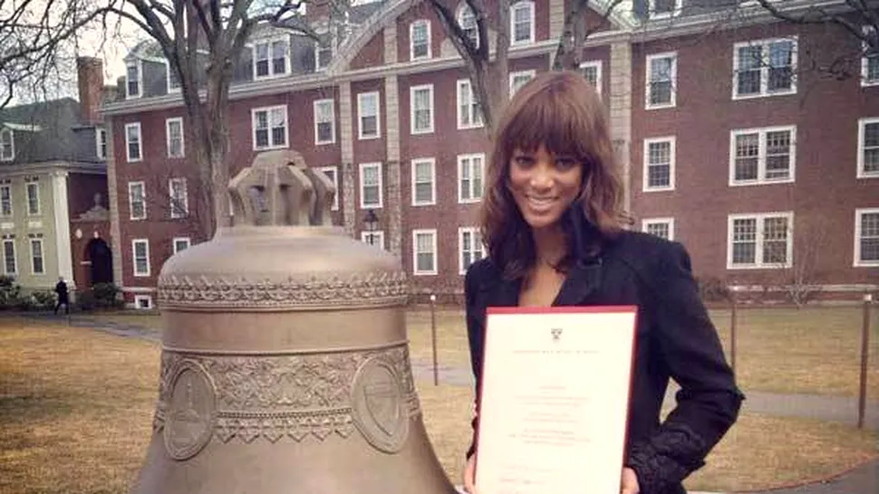 Tyra Banks are diplomă de la Harvard