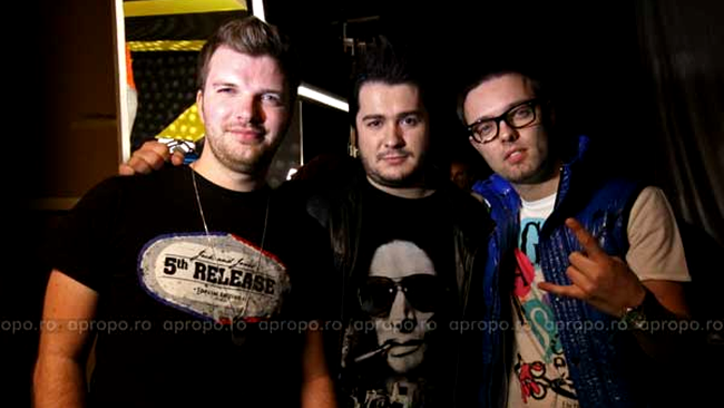 Deepside Deejays pe platoul de filmare