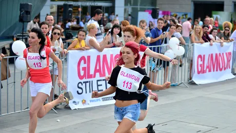 Revista GLAMOUR organizează cea mai glam întrecere de alergat pe tocuri