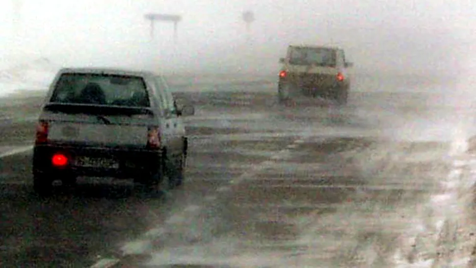 Autostrada Soarelui, inchisa din cauza conditiilor meteo nefavorabile