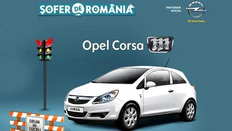 Premiul concursului „Sofer de Romania”, un Opel Corsa 111 Edition, merge in Moldova!