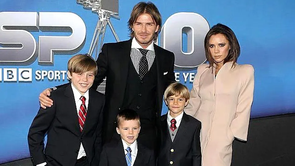 David Beckham, premiat pentru intreaga cariera, si-a facut sotia sa planga (Poze)
