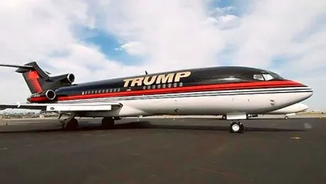 Cand altii vand obiecte pamantesti, Donald Trump vinde avioane