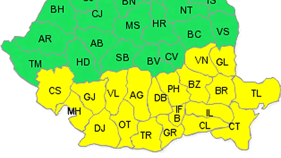 Un nou cod galben de zapada alba, inclusiv in Bucuresti!