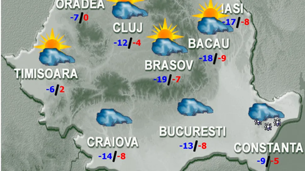 Vremea Apropo.ro in week-end: Dupa viscol, ger cumplit