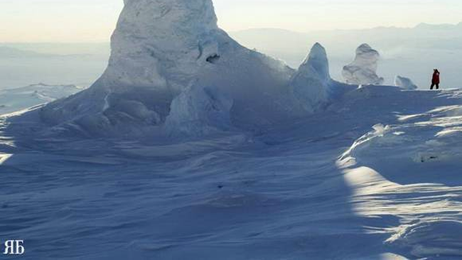 Ice Towers of Mount Erebus, Antarctica