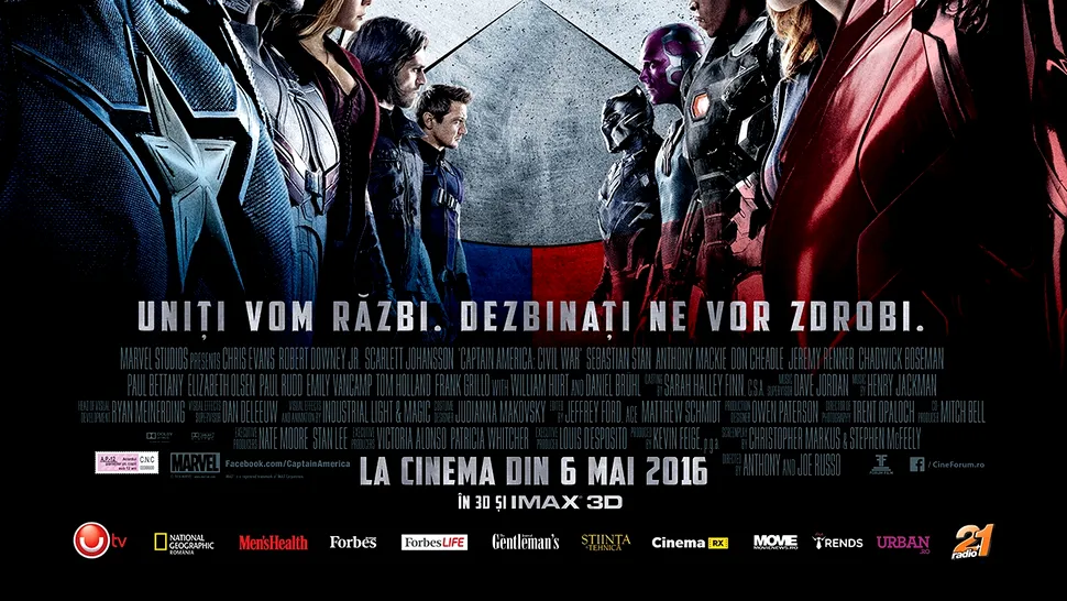 În culisele „Captain America: Război Civil”! Ce trebuie să ştiţi despre cel mai nou film Marvel

