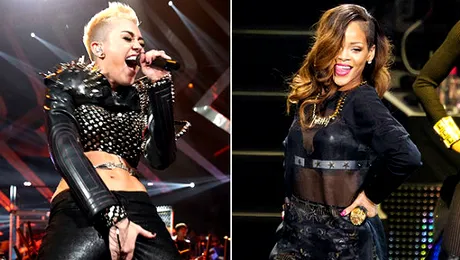 Cât dau pe lenjeria intimă Rihanna şi Miley Cyrus!