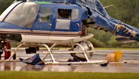 Și-au luat permisul la Pitești? Două elicoptere ale Poliției s-au ciocnit în California