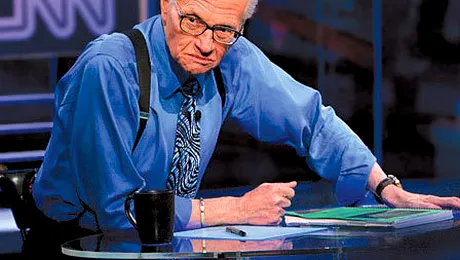 Larry King isi ia la revedere, azi, de la telespectatorii sai!