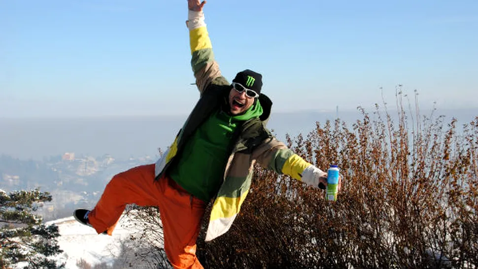 George Vintilă şi-a petrecut vacanţa la ski, în Poiana Braşov!