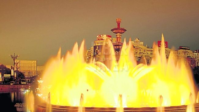 Fantana principala va fi piesa de rezistenta a ansamblului