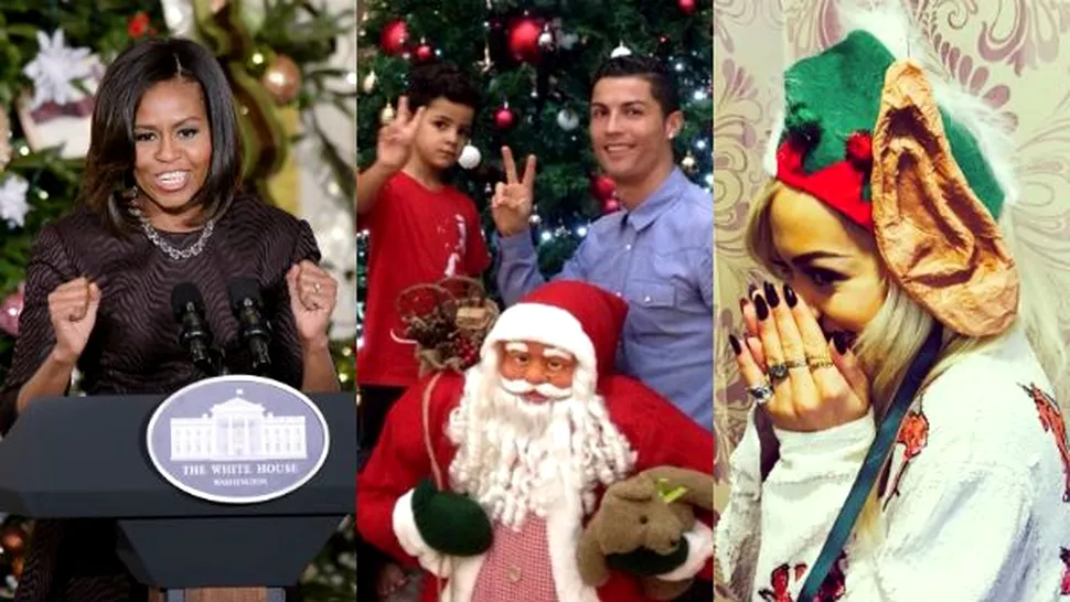 Cum îl aşteaptă celebrităţile pe Moş Crăciun! Cele mai năstruşnice fotografii postate de vedete
