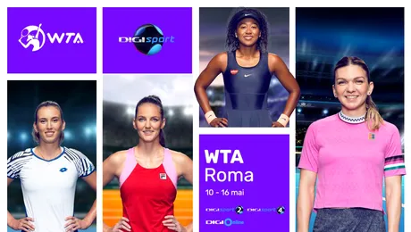 Turneul de la Roma se vede în exclusivitate la Digi Sport