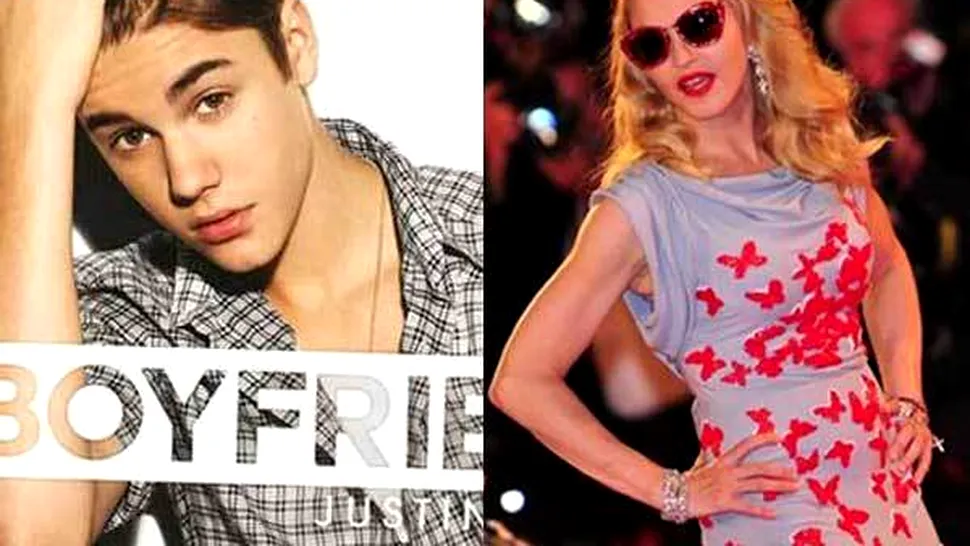 Madonna îl vrea pe Justin Bieber alături de ea, în turneul mondial din 2012