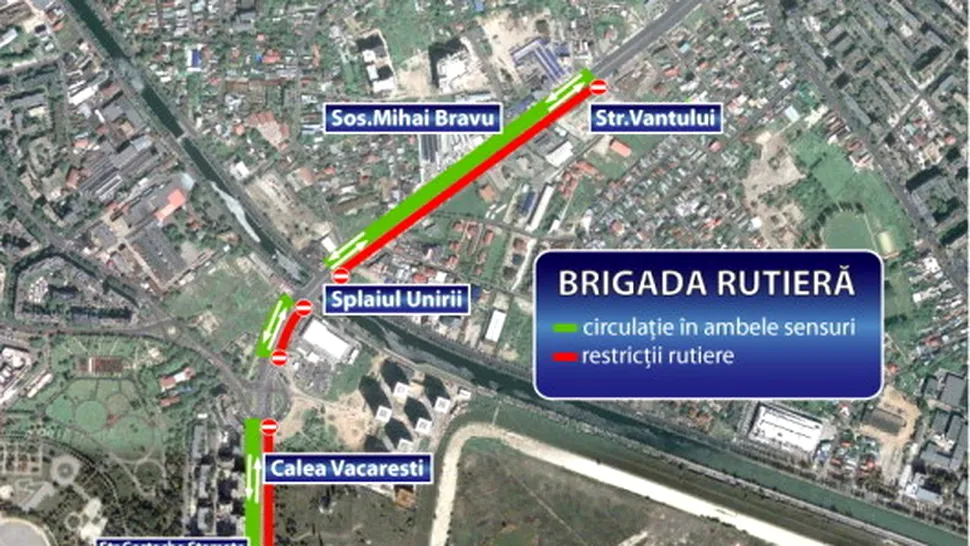 Un nou mare santier se deschide in Bucuresti: Pasajul rutier Mihai Bravu