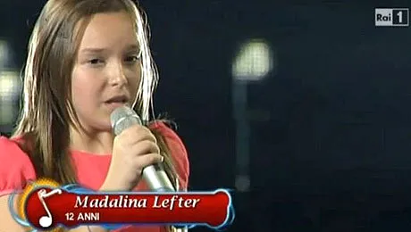 Madalina Lefter, mica artista din Romania care are Italia la picioare (Video)