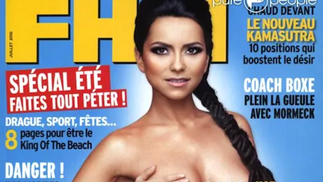Inna, pictorial topless pentru francezi