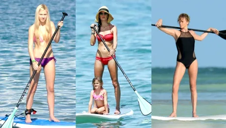 Stand-up Paddling: Noua modă de la Hollywood a ajuns şi în România
