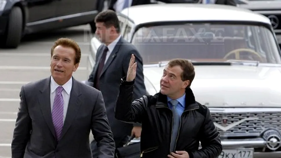 Schwarzenegger ar fi bun de primar la Moscova, crede Medvedev