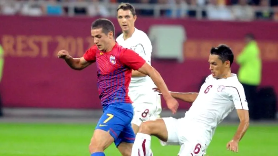 Steaua câștigă după 10 ani în fața Rapidului, cu un scor de 1:0