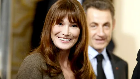 Carla Bruni, imagine rară cu fiica sa de 4 ani – FOTO